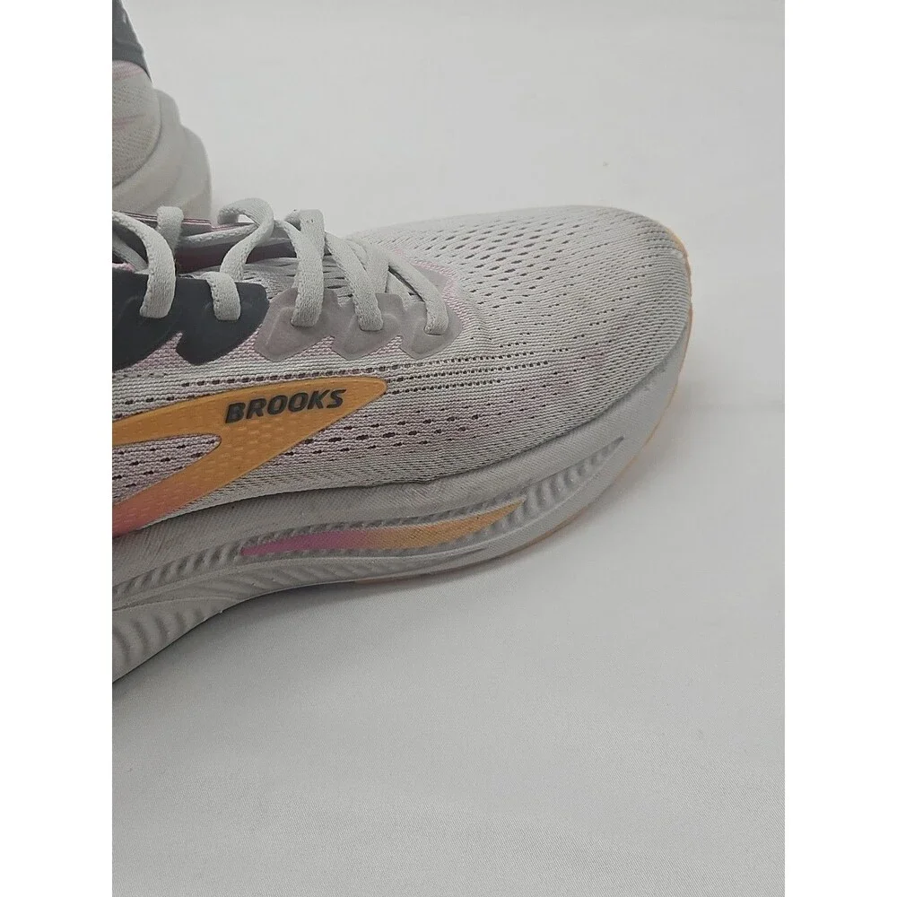 Brooks Sneakers Womens 10 D Wide Ghost 17 1204311D070 Gray Running Athletic Shoe - Picture 10 of 16